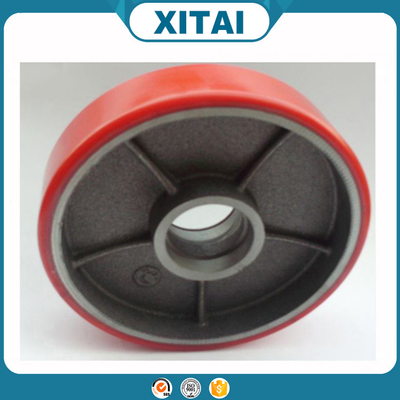High Quality Factory Supplied Polyurethane Material 80 Shore A to 75 Shore D pu cast iron wheels