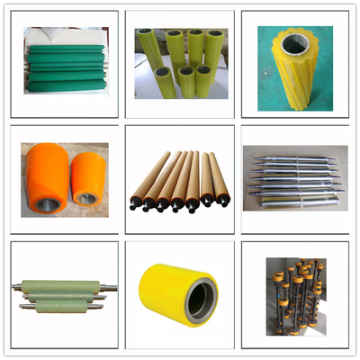 High Quality Factory Supplied Polyurethane Material 80 Shore A to 75 Shore D pu roller with metal core