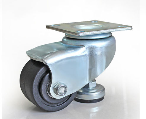 2.5-inch heavy-duty nylon horizontal adjustment equipment universal casters cabinet wheels