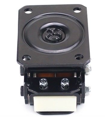 2.5-inch plastic core polyurethane PU double wheel shock-absorbing wheel AGV robot special universal wheel-JQR25310-80A