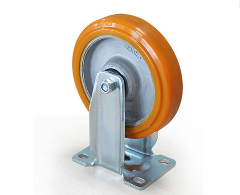 Medium sized 5-inch aluminum core polyurethane silent directional wheel handcart shelving equipment instrument industrial casters 5905-86A