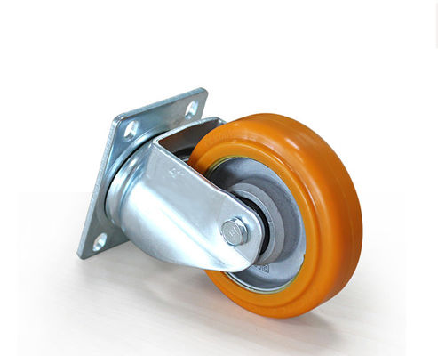 Medium sized 4-inch aluminum core polyurethane AGV universal casters 5914-86A