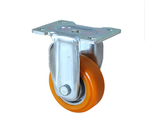 Medium sized 3-inch aluminum core polyurethane silent directional wheel handcart shelving equipment instrument industrial casters 5903-86A