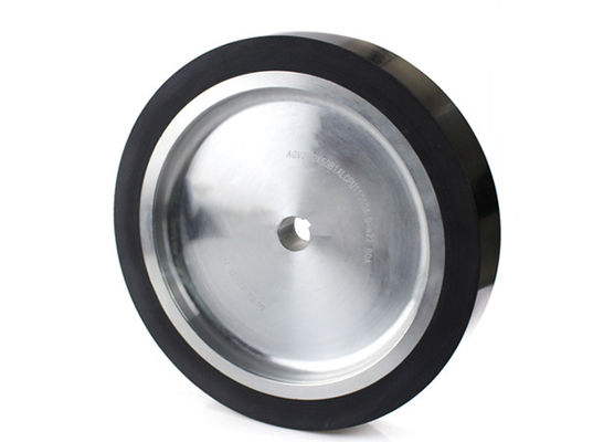 AGV polyurethane drive wheel keyway aluminum core wheel hub wrapped with rubber wheel 250 * 50mm
