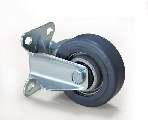 3-inch lightweight aluminum core rubber silent directional wheel logistics flatbed handcart industrial equipment wheel 3903-56A