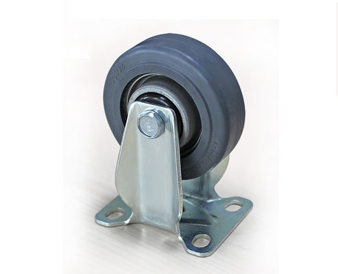 3-inch lightweight aluminum core rubber silent directional wheel logistics flatbed handcart industrial equipment wheel 3903-56A