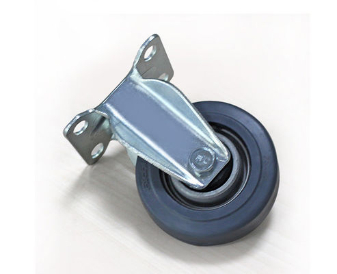 3-inch lightweight aluminum core rubber silent directional wheel logistics flatbed handcart industrial equipment wheel 3903-56A