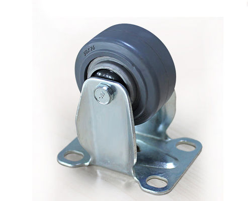 2-inch lightweight aluminum core rubber silent directional wheel logistics flatbed handcart industrial equipment wheel 3902-56A