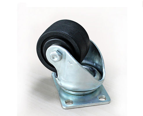 2.5-inch high-strength nylon low center of gravity industrial machine supporting equipment, black denim universal casters M31125-16
