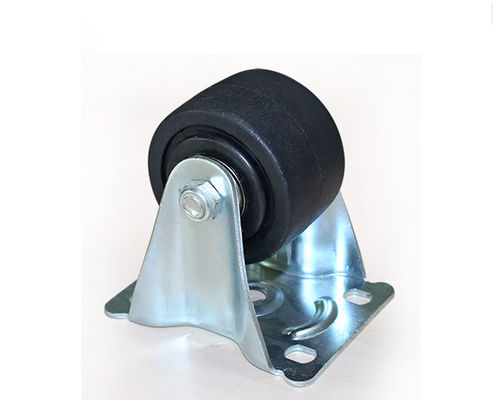 2.5-inch high-strength nylon low center of gravity industrial machine supporting equipment, black denim directional casters M31025-16