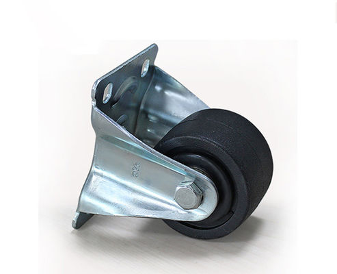 2.5-inch high-strength nylon low center of gravity industrial machine supporting equipment, black denim directional casters M31025-16