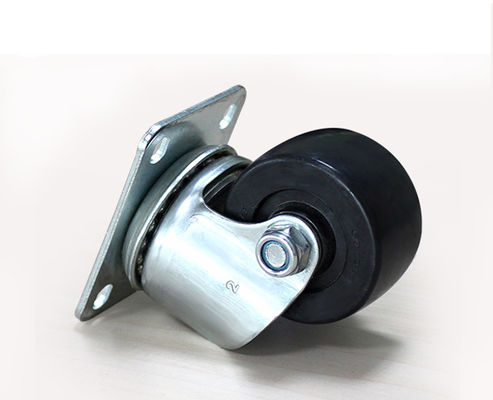 2-inch high-strength nylon low center of gravity industrial machine supporting equipment, black denim universal casters M3112-16