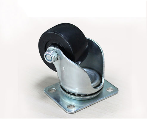 2-inch high-strength nylon low center of gravity industrial machine supporting equipment, black denim universal casters M3112-16