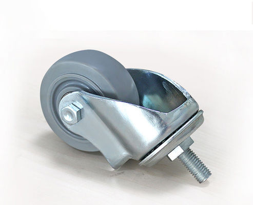 2.5-inch lightweight aluminum core rubber silent universal wheel logistics flatbed handcart industrial equipment wheel caster 39125-56A