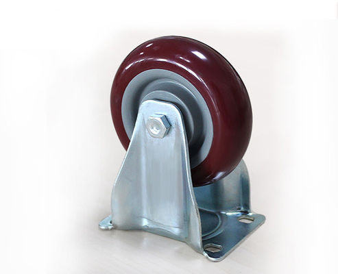 Medium sized 4-inch high-strength polyurethane PU silent directional wheel logistics handcart shelf industrial casters 5104-86