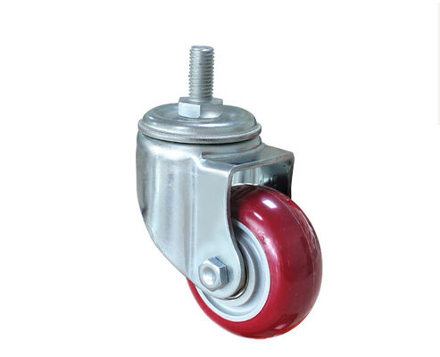 Medium sized 3-inch high-strength polyurethane silent universal wheel logistics handcart shelf activity industrial casters 5133-86