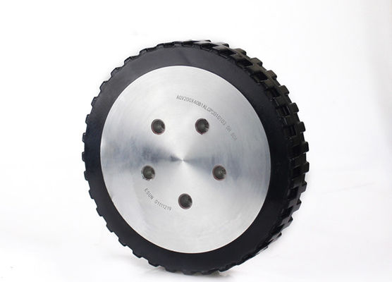 AGV polyurethane drive wheel five hole flange aluminum core wheel hub with pattern 200 * 40mm