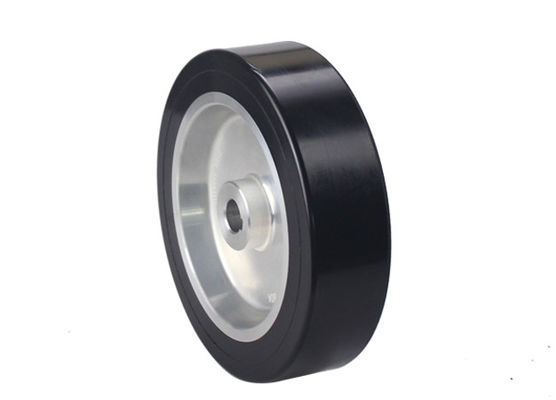 AGV polyurethane drive wheel keyway aluminum core wheel hub coated wheel 152 * 40mm