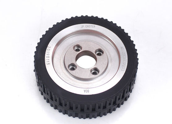 Electric forklift drive wheel CPU polyurethane caster 5-inch aluminum core walking wheel 125 * 38mm intelligent car wheel