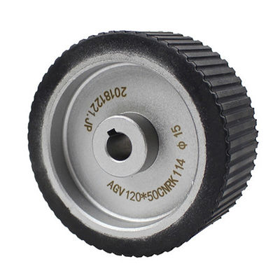 Intelligent rubber covered wheels AGV electric forklift drive wheels non-standard customized casters 4-inch drive wheels 100 * 30mm