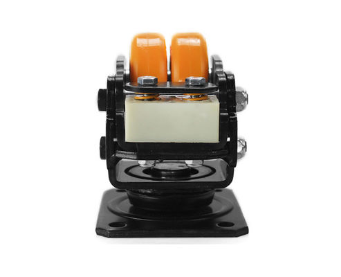 2.5-inch aluminum core polyurethane PU double wheel shock-absorbing wheel AGV robot special universal wheel-JQR25310-95A