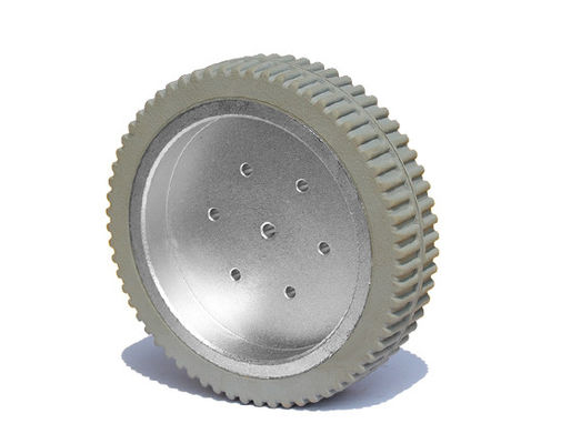 150 * 35 steel core textured rubber AGV robot medical equipment driving wheel equipment instrument walking wheel AGV non-standard driving wheel