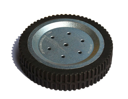 150 * 35 steel core textured rubber AGV robot medical equipment driving wheel equipment instrument walking wheel AGV non-standard driving wheel
