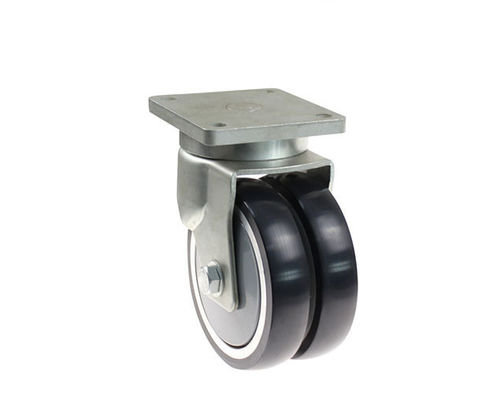 2.5-inch 3-inch 4-inch 5-inch aluminum core polyurethane heavy-duty AGV double wheel universal caster JQR06210