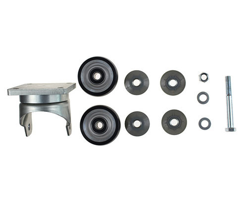 2.5-inch 3-inch 4-inch 5-inch aluminum core polyurethane heavy-duty AGV double wheel universal caster JQR06210