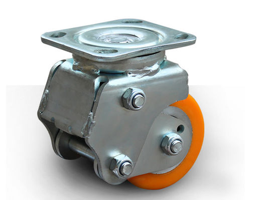4-inch high-strength aluminum core polyurethane heavy-duty AGV shock-absorbing wheel JQR26310-95A