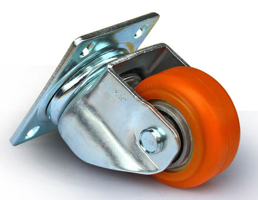 Medium sized 2.5-inch aluminum core polyurethane AGV universal casters JQR03210-95A