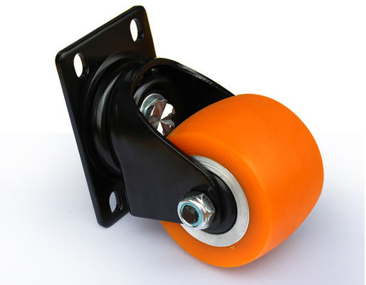 3-inch aluminum core high elasticity polyurethane AGV robot special equipment casters ESDJQRM6213-86A