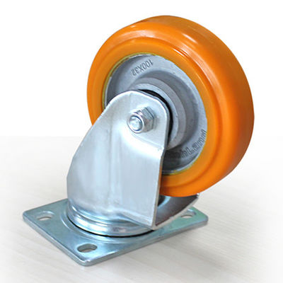 Medium sized 4-inch aluminum core polyurethane AGV universal casters JQR03210-95A