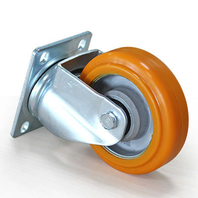 Medium sized 4-inch aluminum core polyurethane AGV universal casters JQR03210-95A