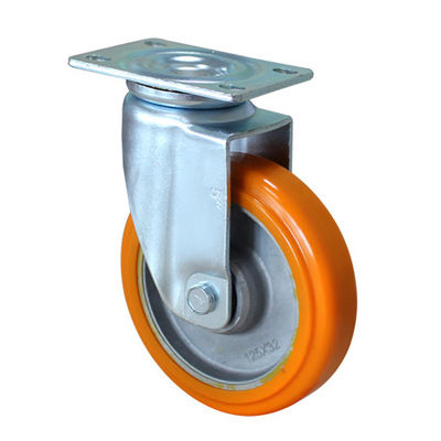Medium sized 5-inch aluminum core polyurethane AGV universal casters JQR03210-95A