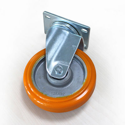 Medium sized 5-inch aluminum core polyurethane AGV universal casters JQR03210-95A