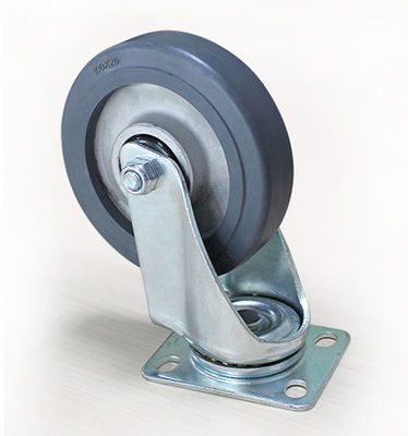 4-inch lightweight aluminum core rubber AGV universal casters JQR02210-95A