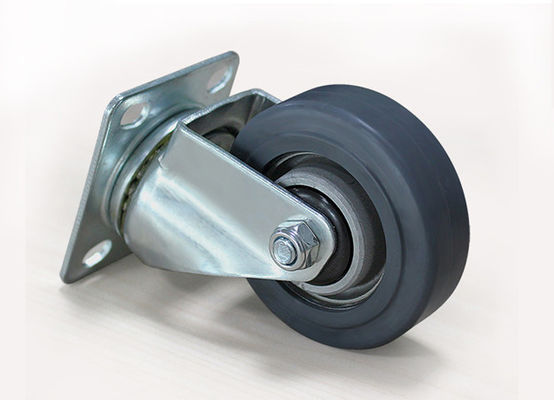 3-inch lightweight aluminum core rubber AGV universal casters JQR02210-95A