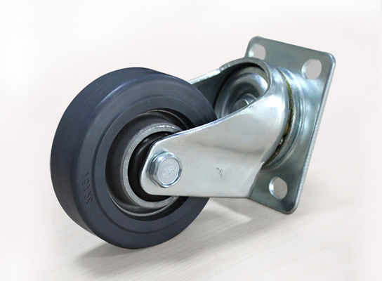 3-inch lightweight aluminum core rubber AGV universal casters JQR02210-95A