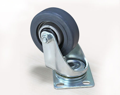 3-inch lightweight aluminum core rubber AGV universal casters JQR02210-95A