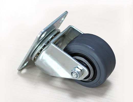 2-inch lightweight aluminum core rubber AGV universal casters JQR02210-95A