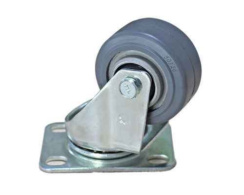 2-inch lightweight aluminum core rubber AGV universal casters JQR02210-95A
