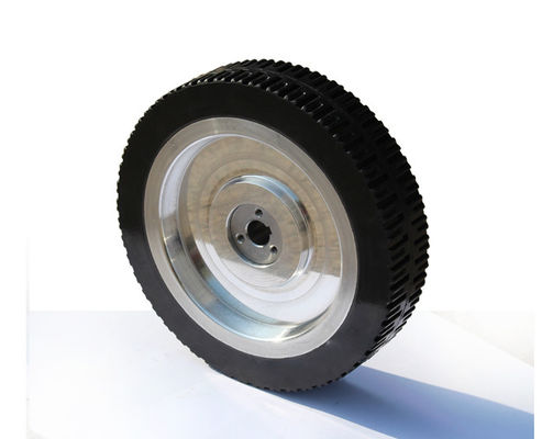8-inch high-end aluminum core patterned rubber AGV robot, medical equipment drive wheel equipment, instrument walking wheel AGV non-standard active wheel
