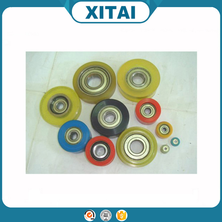 High Quality Factory Supplied Polyurethane Material 80 Shore A to 75 Shore D flat free hand truck pu wheel
