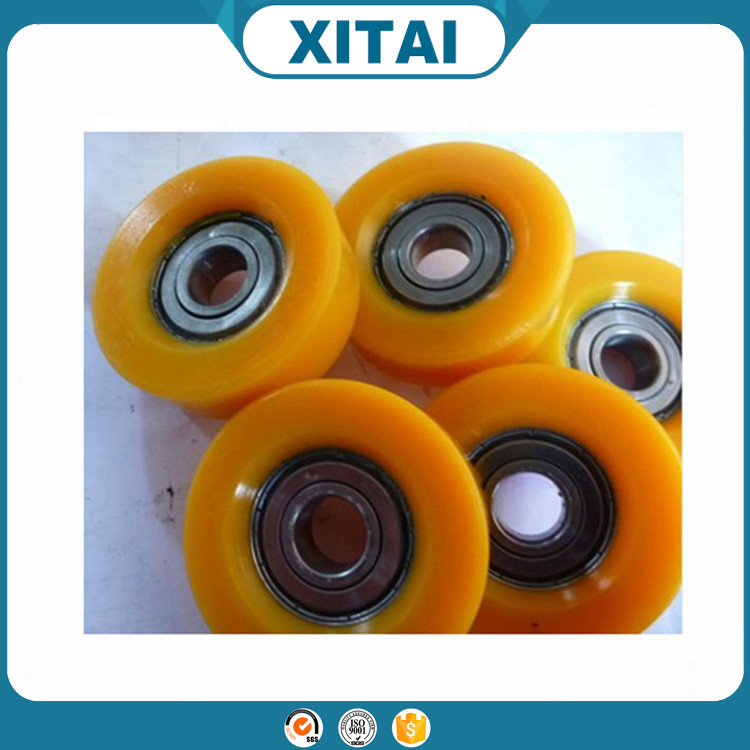 High Quality Factory Supplied Polyurethane Material 80 Shore A to 75 Shore D solid urethane covered wheels