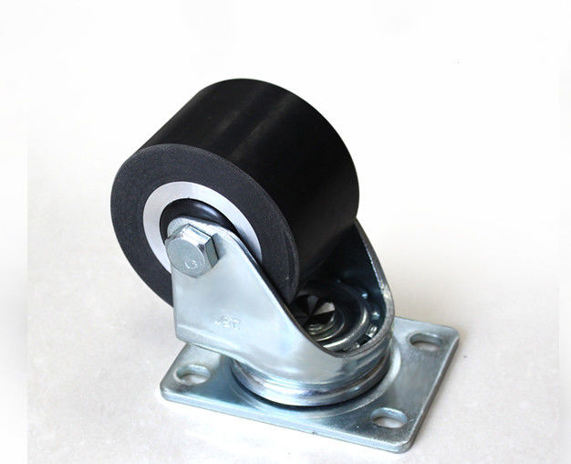 3-inch aluminum core high elasticity rubber robot special equipment caster ESDJQR6213-56A