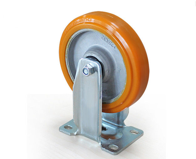 Medium sized 5-inch aluminum core polyurethane silent directional wheel handcart shelving equipment instrument industrial casters 5905-86A