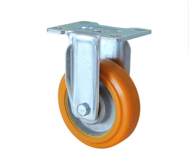 Medium sized 4-inch aluminum core polyurethane silent directional wheel handcart shelving equipment instrument industrial casters 5904-86A