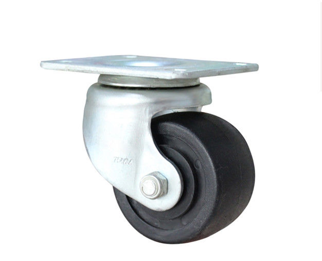 3-inch high-strength nylon low center of gravity industrial machine supporting equipment, black denim universal casters M3113-16