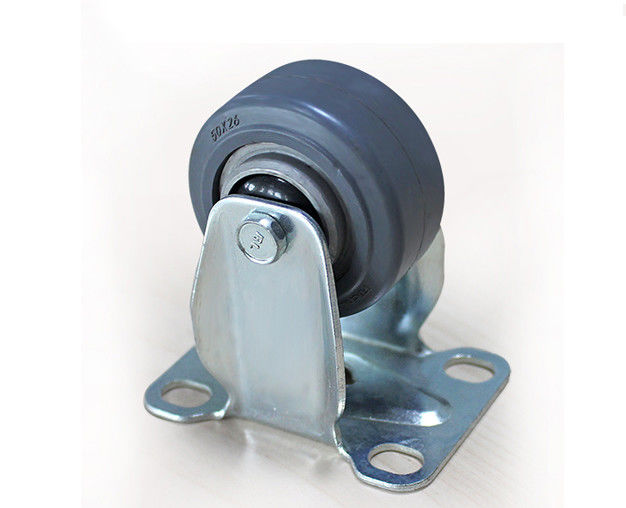 2-inch lightweight aluminum core rubber silent directional wheel logistics flatbed handcart industrial equipment wheel 3902-56A
